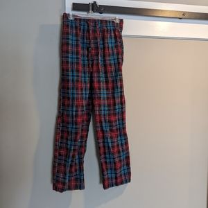 Plaid sleep pants